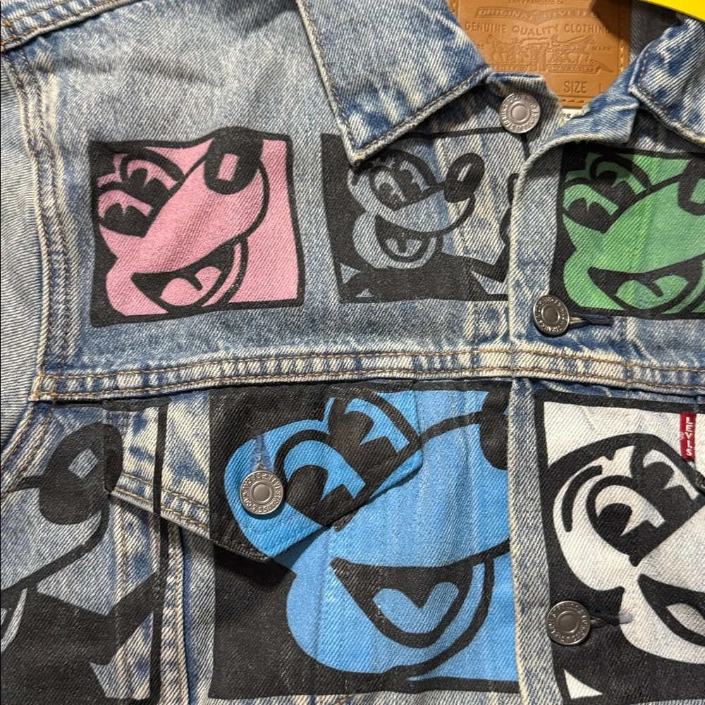 NWT Levi’s x Disney x Keith Haring Vintage Fit Trucker Jacket - Large